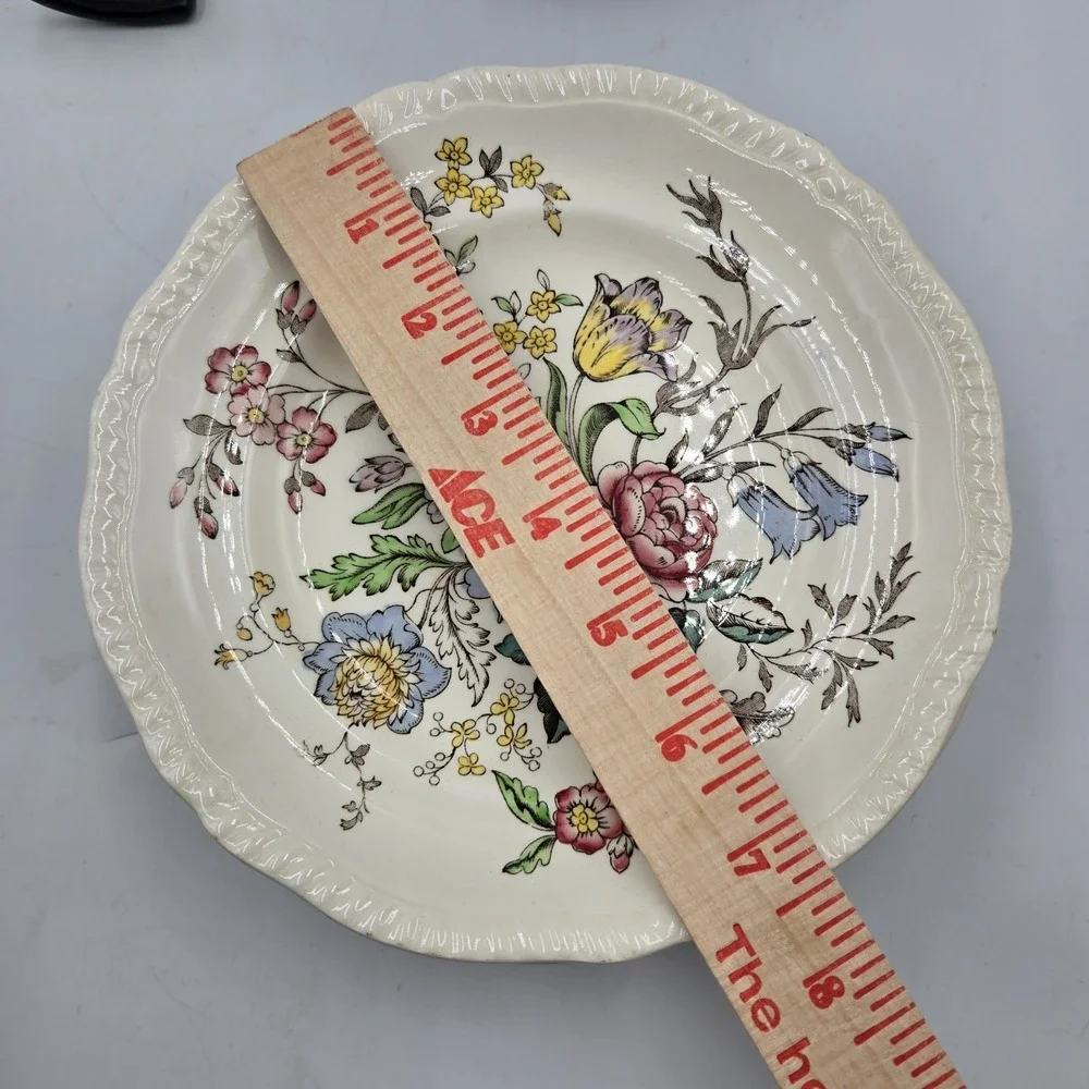 6 Vtg Copeland Spode Romney Pattern Salad Plates 7.5